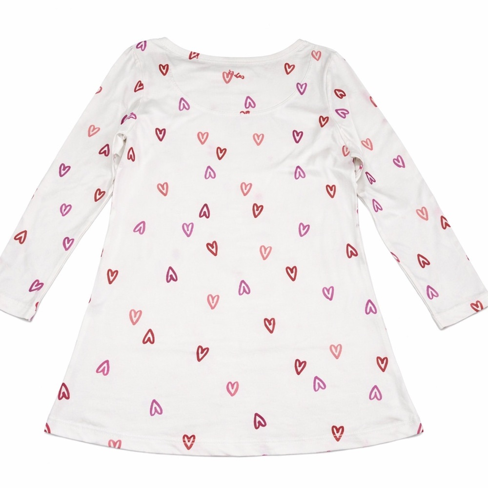 JOULES Harbour Print Cream Hearts Top! - Picture 4 of 7